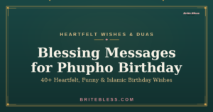 blessing messages for phupho birthday