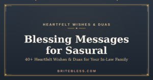 blessing messages for sasural