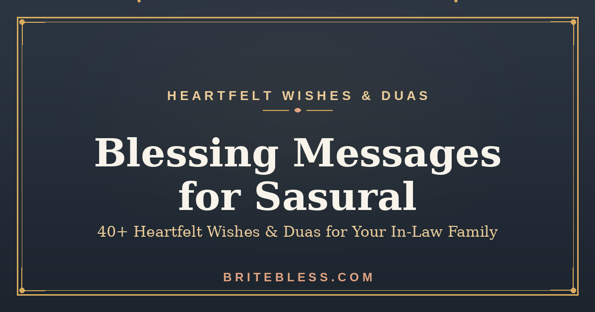 blessing messages for sasural
