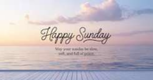 Good Morning Sunday Blessings