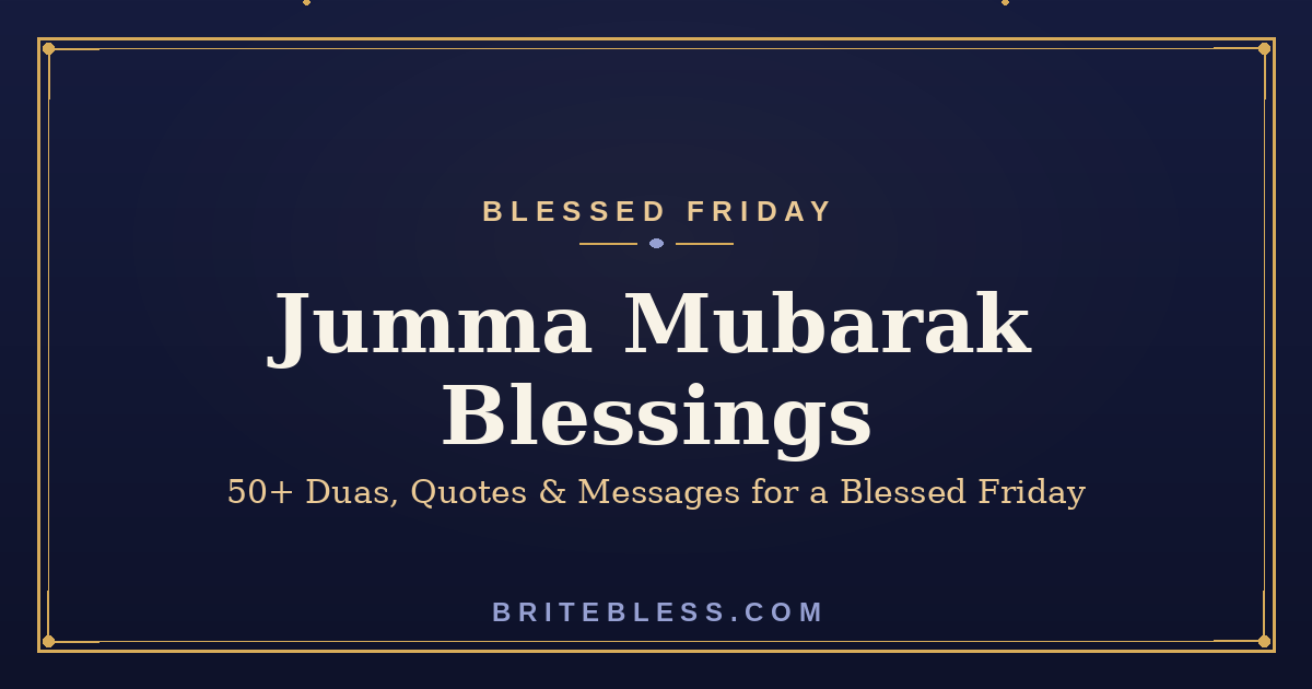 jumma mubarak blessings