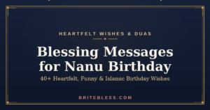 blessing messages for nanu birthday