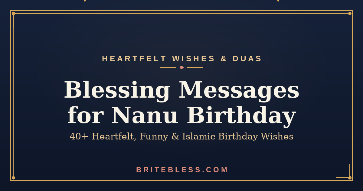 blessing messages for nanu birthday