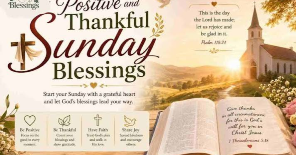 Religious and Christian Sunday Blessings